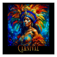 Vintage Brazilian Carnival Dancer