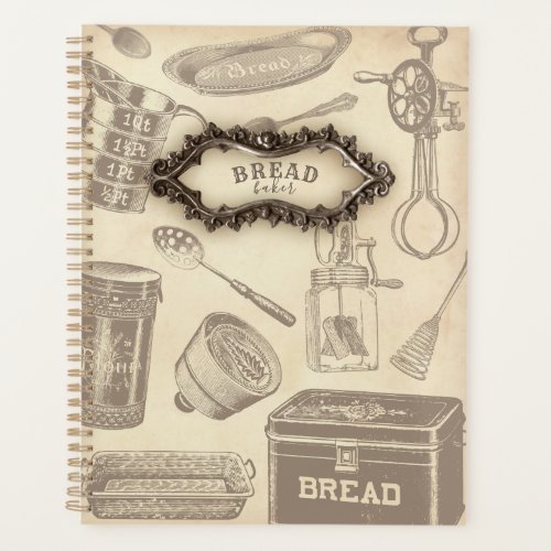 Vintage Bread Baker Planner