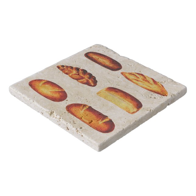 Vintage Bread Loaves Trivet (Corner)