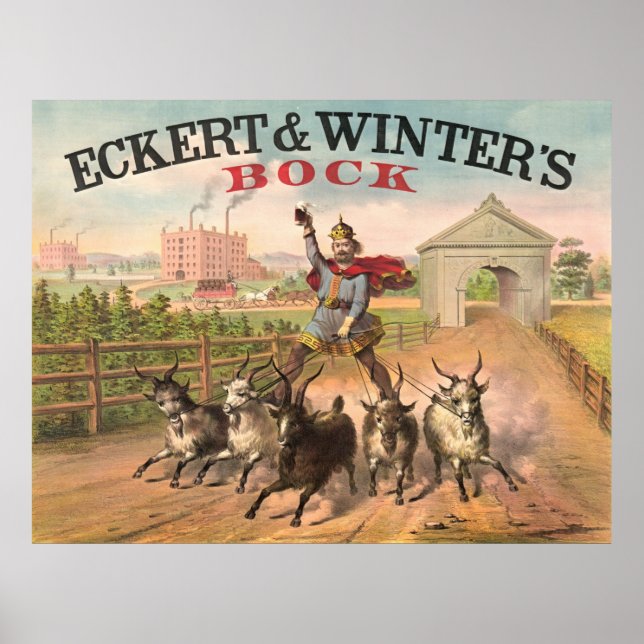 Vintage Brewery Ad 1871 Poster (Front)