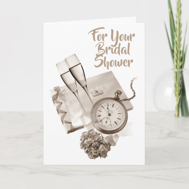 VINTAGE ***BRIDAL SHOWER*** CARD (Front)