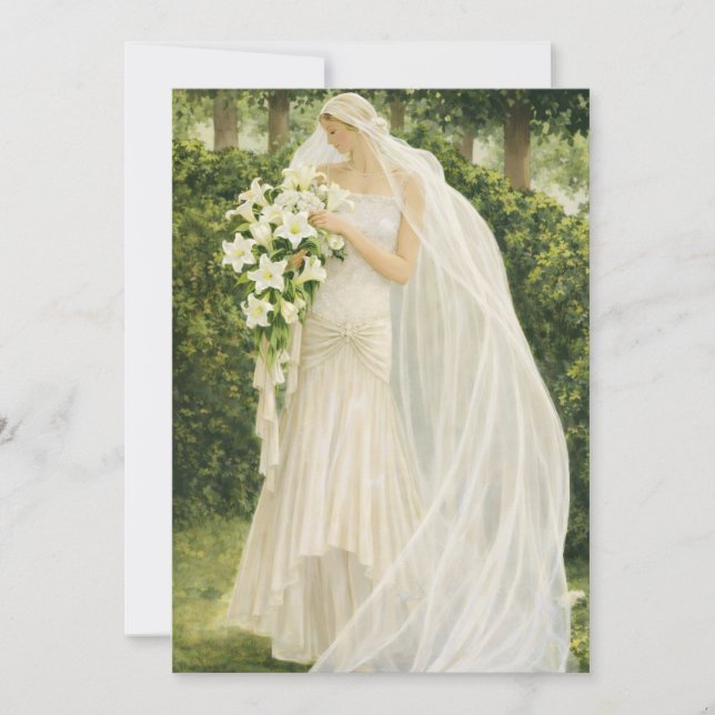 Vintage Bridal Shower Invitation (Front)