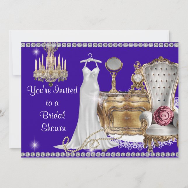 VINTAGE BRIDAL SHOWER INVITATION (Front)