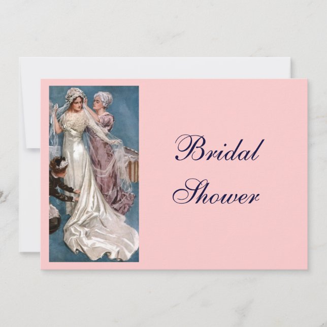 Vintage Bridal Shower Invitation (Front)