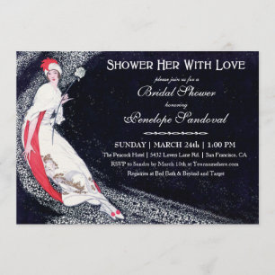 Vintage Bridal Shower Invitations