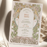 Vintage Bridal Shower Invitations Art Nouveau Deco<br><div class="desc">This stunning bridal shower invitation features the iconic Art Nouveau style of Alphonse Mucha. The design is inspired by the elegant lines and flowing curves of Art Nouveau, with a touch of Art Deco glamour. The invitation features intricate floral details. The text is printed in a stylish font, perfect for...</div>