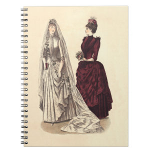 Vintage Bridal Wedding Women Notebook