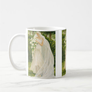 Vintage bride coffee mug
