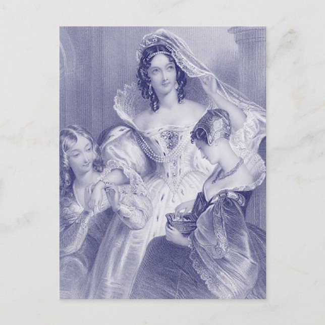 Vintage Bride Postcard (Front)