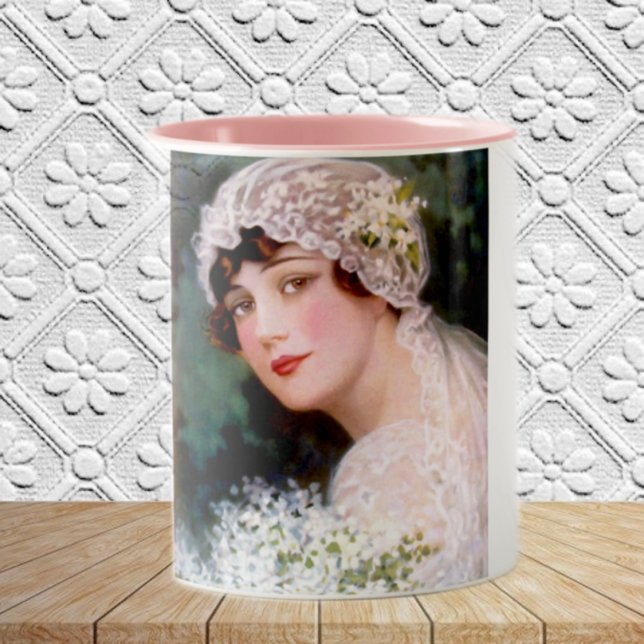 Vintage Bride Two-Tone Coffee Mug (Creator Uploaded)