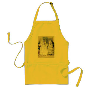 Vintage Bride Wedding Dress Adult Apron