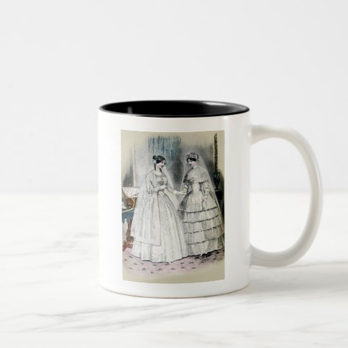 Vintage Bride Wedding Dress Two_Tone Coffee Mug