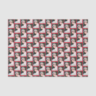 Vintage Bride White Lace Red Theme Antique Wedding Tissue Paper