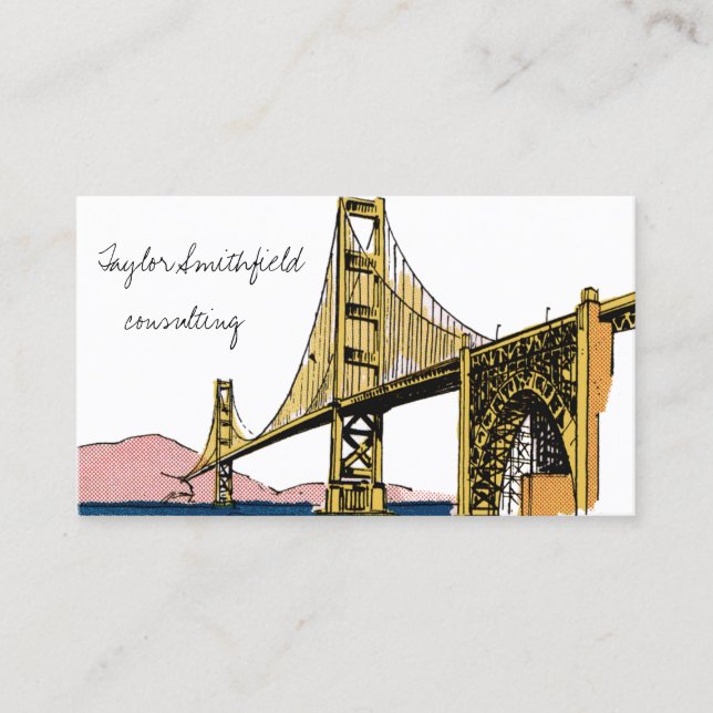 vintage bridge business card (Front)