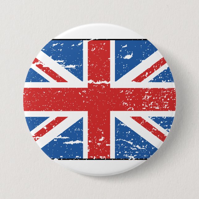Vintage British Flag Button (Front)