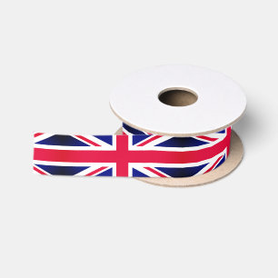 Vintage British Flag & United Kingdom /union jack Satin Ribbon