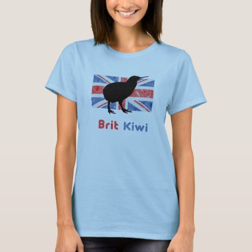 Vintage British Kiwi Womens T_Shirt