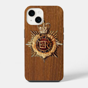 Vintage British Police Officer cap badge E&R iPhone 14 Case