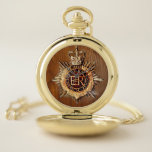 Vintage British Police Officer cap badge E&amp;R Pocket Watch