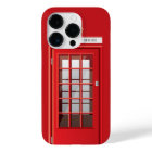 Vintage British Red Telephone Box Custom Monogram