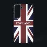 Vintage British Union Jack flag English pride Samsung Galaxy S22 Case<br><div class="desc">Vintage British Union Jack flag English pride Samsung Galaxy S22 Case. Cool UK flag design personalized with your text. Faded flag of United Kingdom,  Great Britain,  England.</div>