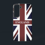 Vintage British Union Jack flag English pride Samsung Galaxy S22 Case<br><div class="desc">Vintage British Union Jack flag English pride Samsung Galaxy S22 Case. Cool UK flag design personalized with your text. Faded flag of United Kingdom,  Great Britain,  England.</div>