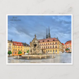 vintage Brno Czech Republic République tchèque Postcard
