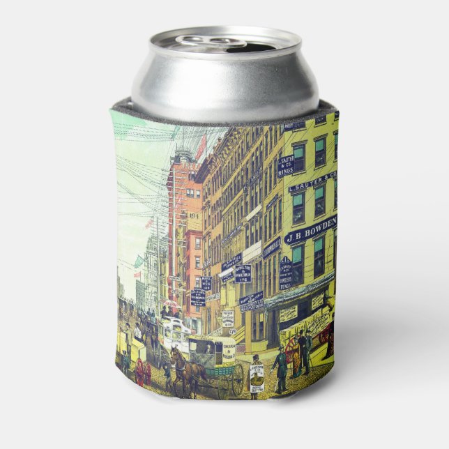 Vintage Broadway, NYC (1880s) Can Cooler (Can Back)