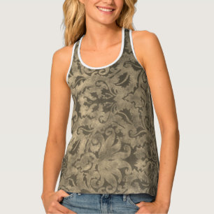 Vintage Brocade Women's Tank Top