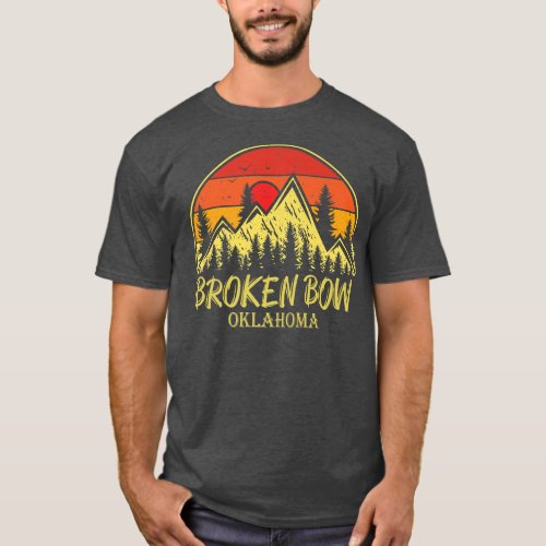 Vintage Broken Bow Oklahoma OK Mountains Hiking So T_Shirt