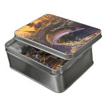 Vintage Brook Trout Fish Fisherman, Sports Fishing Jigsaw Puzzle
