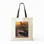 Vintage Brook Trout Fish Fisherman, Sports Fishing Tote Bag