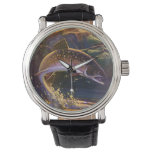 Vintage Brook Trout Fish Fisherman, Sports Fishing Watch