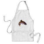 Vintage Brook Trout Fish, Sports Fishing Fisherman Adult Apron