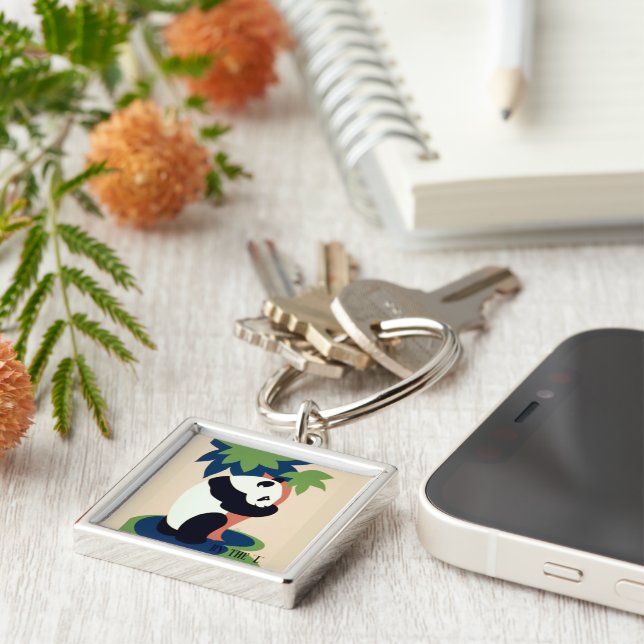 Vintage “Brookfield Zoo” key chain (Side)