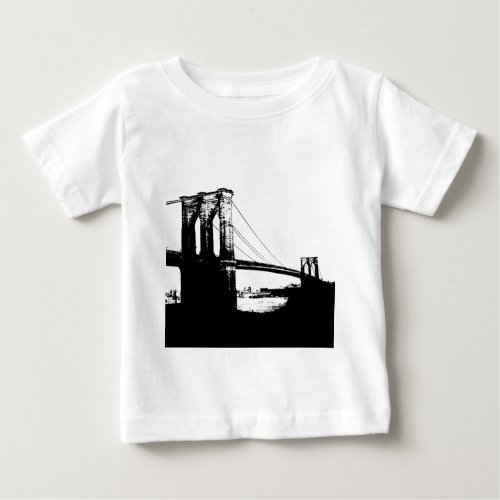 Vintage Brooklyn Bridge Baby T_Shirt