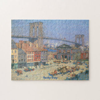Vintage Brooklyn Bridge Jigsaw Puzzle Gift Box