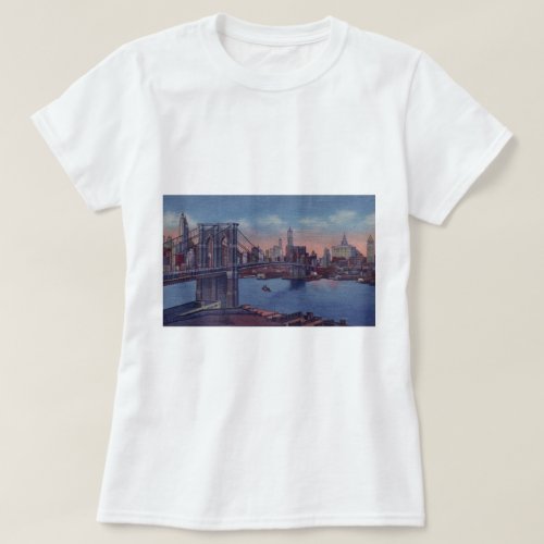 Vintage Brooklyn Bridge T_Shirt