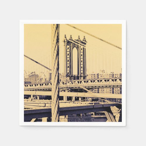 Vintage Brooklyn for your party Napkins