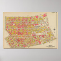 Vintage Brooklyn Map | George Washington Bromley