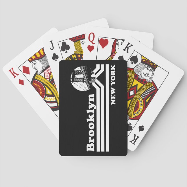 Vintage Brooklyn New York Poker Cards (Back)