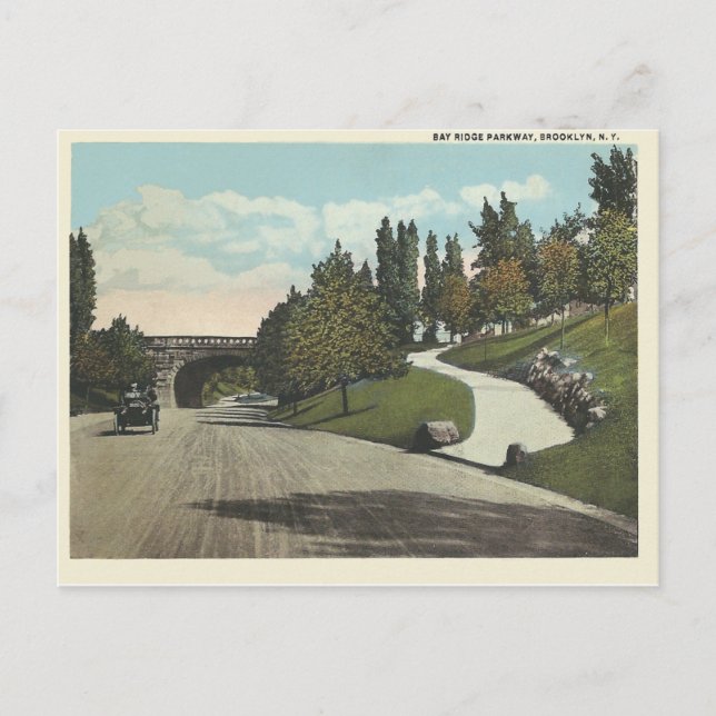 Vintage Brooklyn New York Postcard (Front)