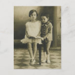 Vintage Brother And Sister Postcard at Zazzle