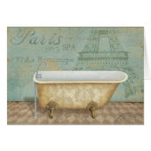 Vintage Brown French Bathtub (Front Horizontal)