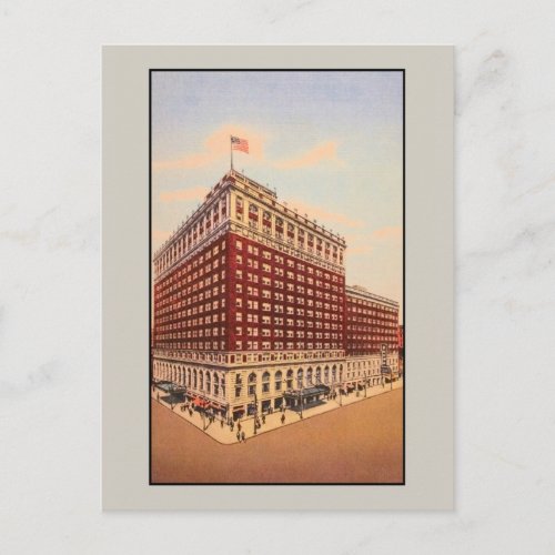 vintage Brown Hotel Louisville Kentucky Postcard