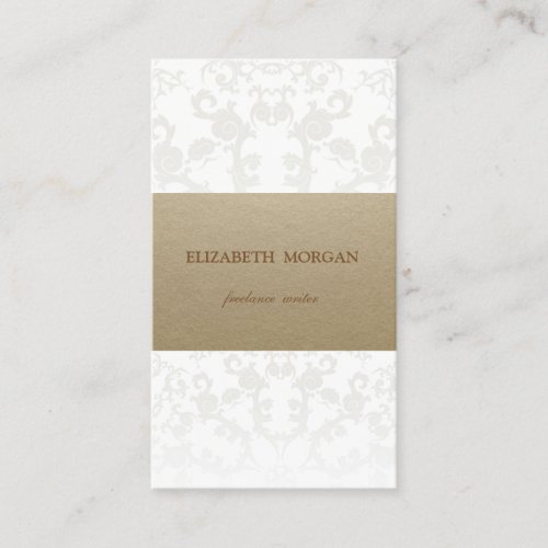 Vintage Brown Kraft Paper Business Card