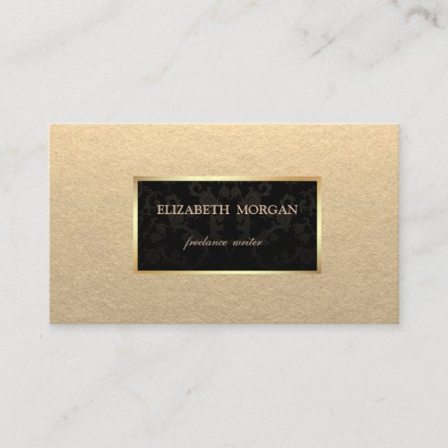 Vintage Brown Kraft PaperFrame Business Card