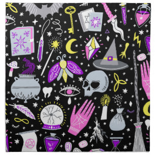 Vintage brown-orange tartan plaid. cloth napkin