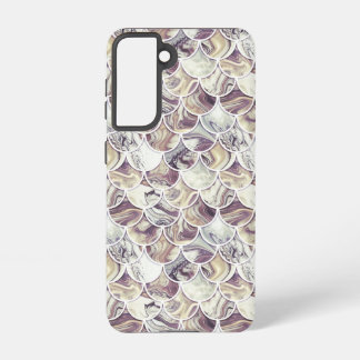 Vintage brown scales samsung galaxy s21 case