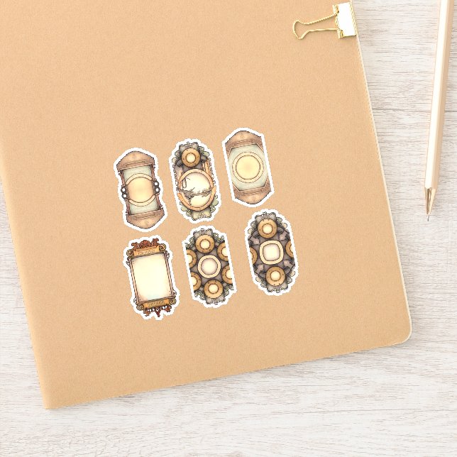 Vintage Brown Sticker (Notebook)